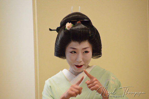 Geisha show at Kanazawa