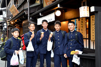 Schoolboys in Takayama