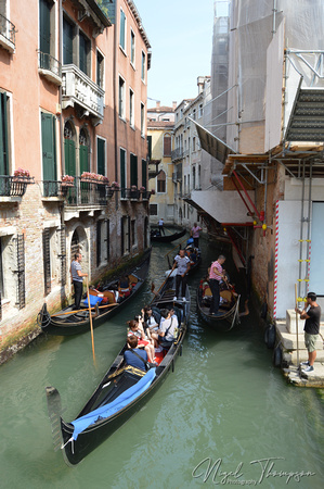 Gondolas in Venice