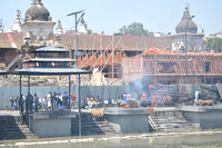 Funeral at Pashtunath Temple Kathmandu