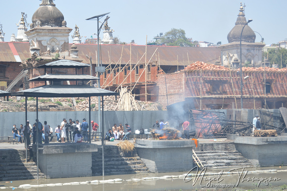 Funeral at Pashtunath Temple Kathmandu